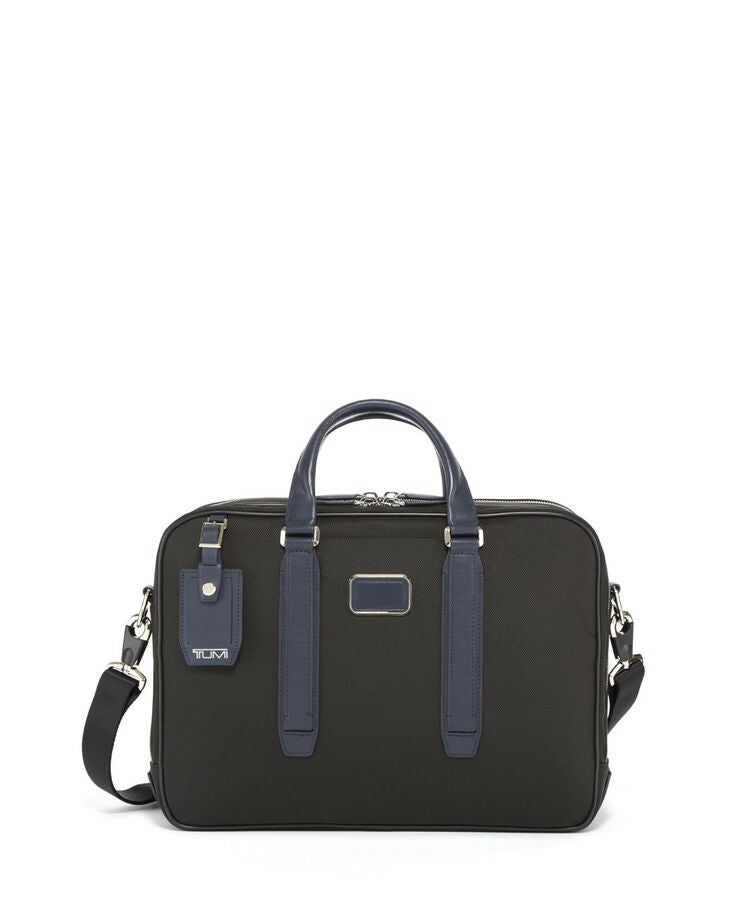 JARVIS デラックス・ラップトップ・ブリーフ ブラック/ネイビー｜TUMI  