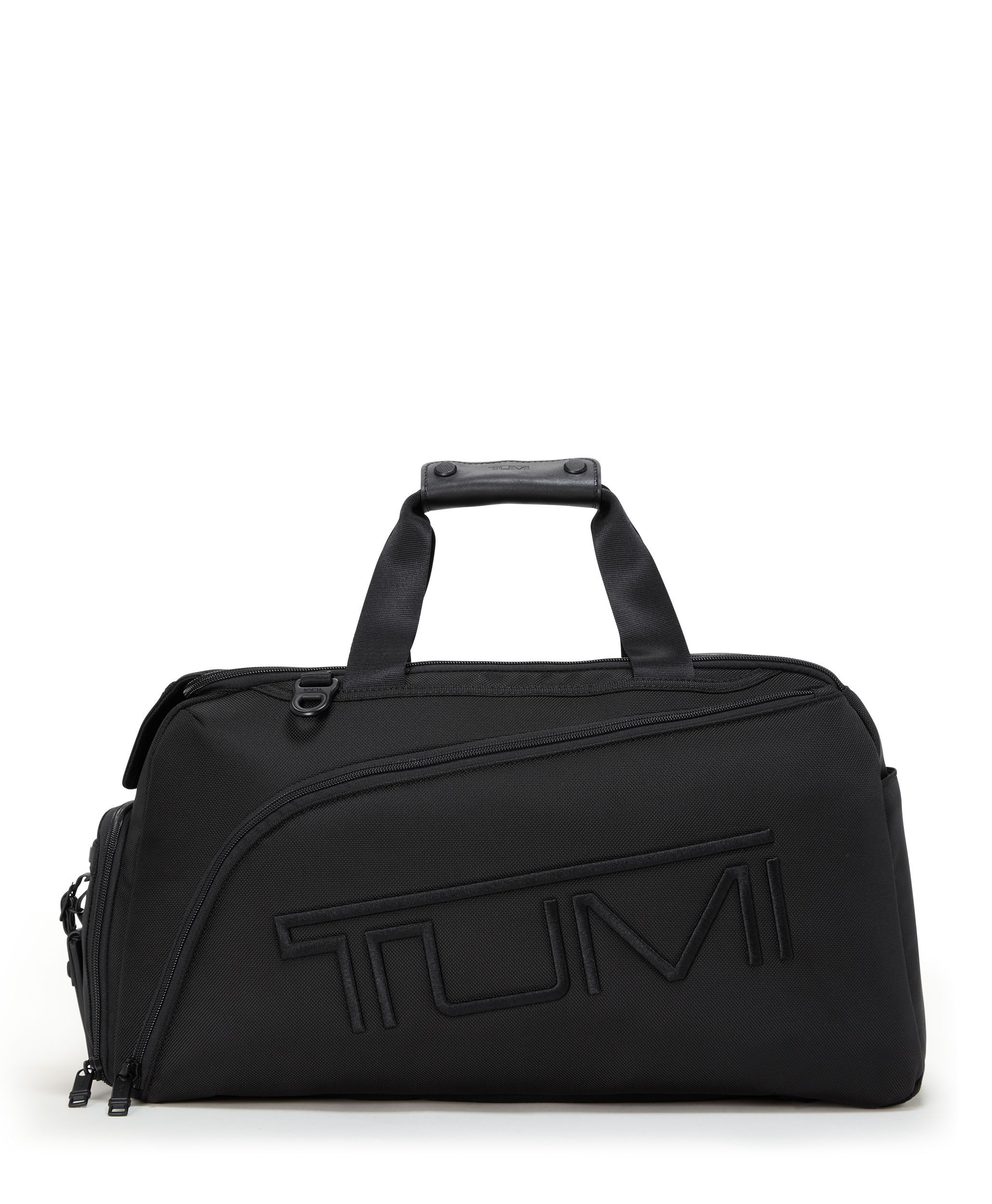 MG3472◎フランス製 TUMI トゥミ TICON タイコン Tロゴ レザーベルト 革ベルト ブラック系 カット調節可 サイズ110/44