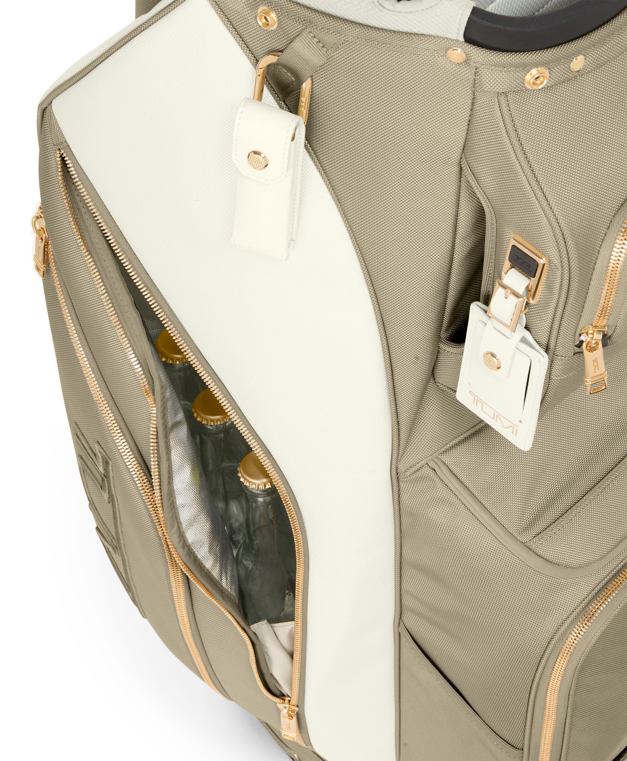 TUMI Golf ゴルフ・カート・バッグ オフホワイト/タン｜TUMI