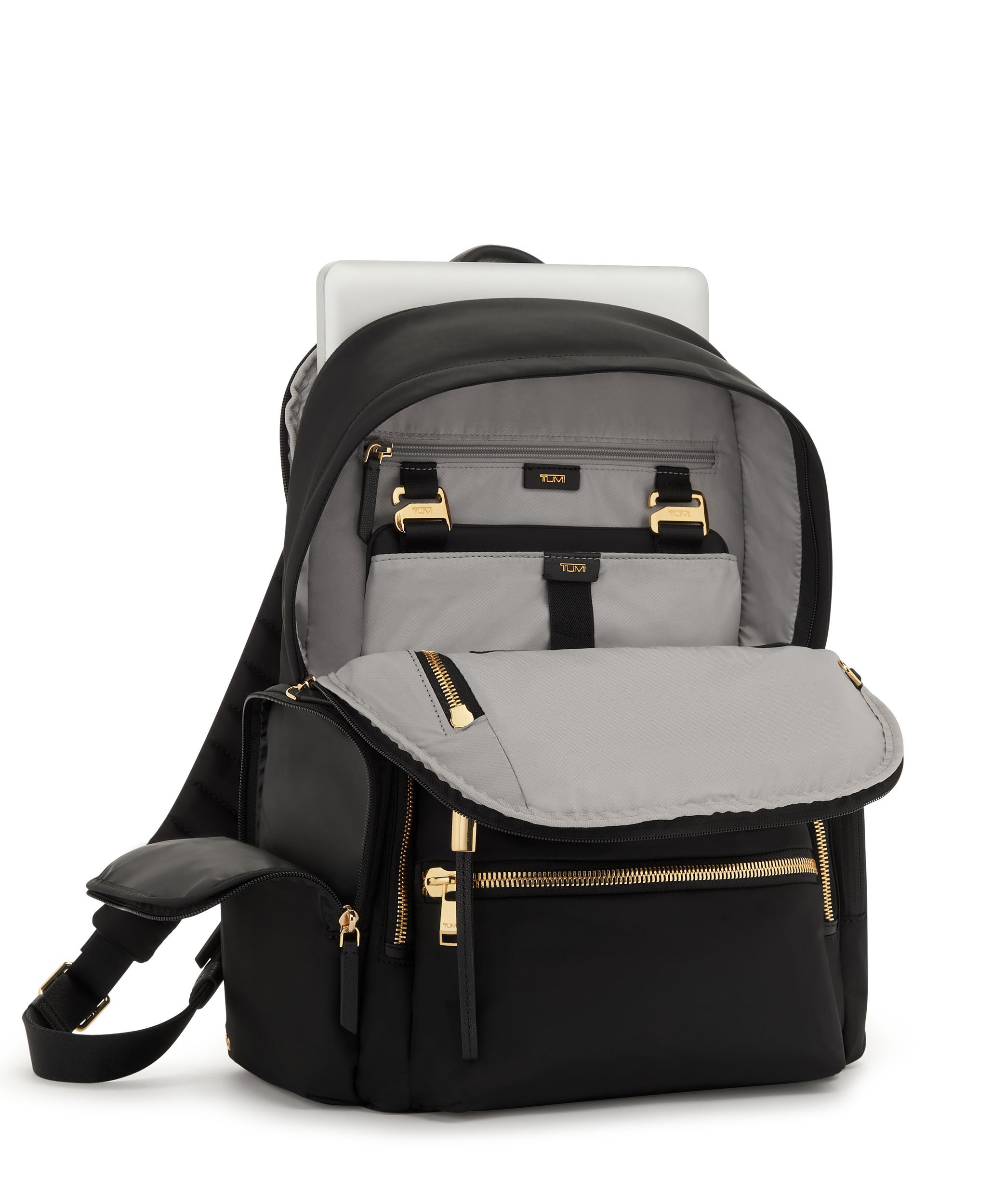 【正規品質保証】 VOYAGEUR ブラック/ゴールド｜TUMI 「セリーナ」バックパック バッグ