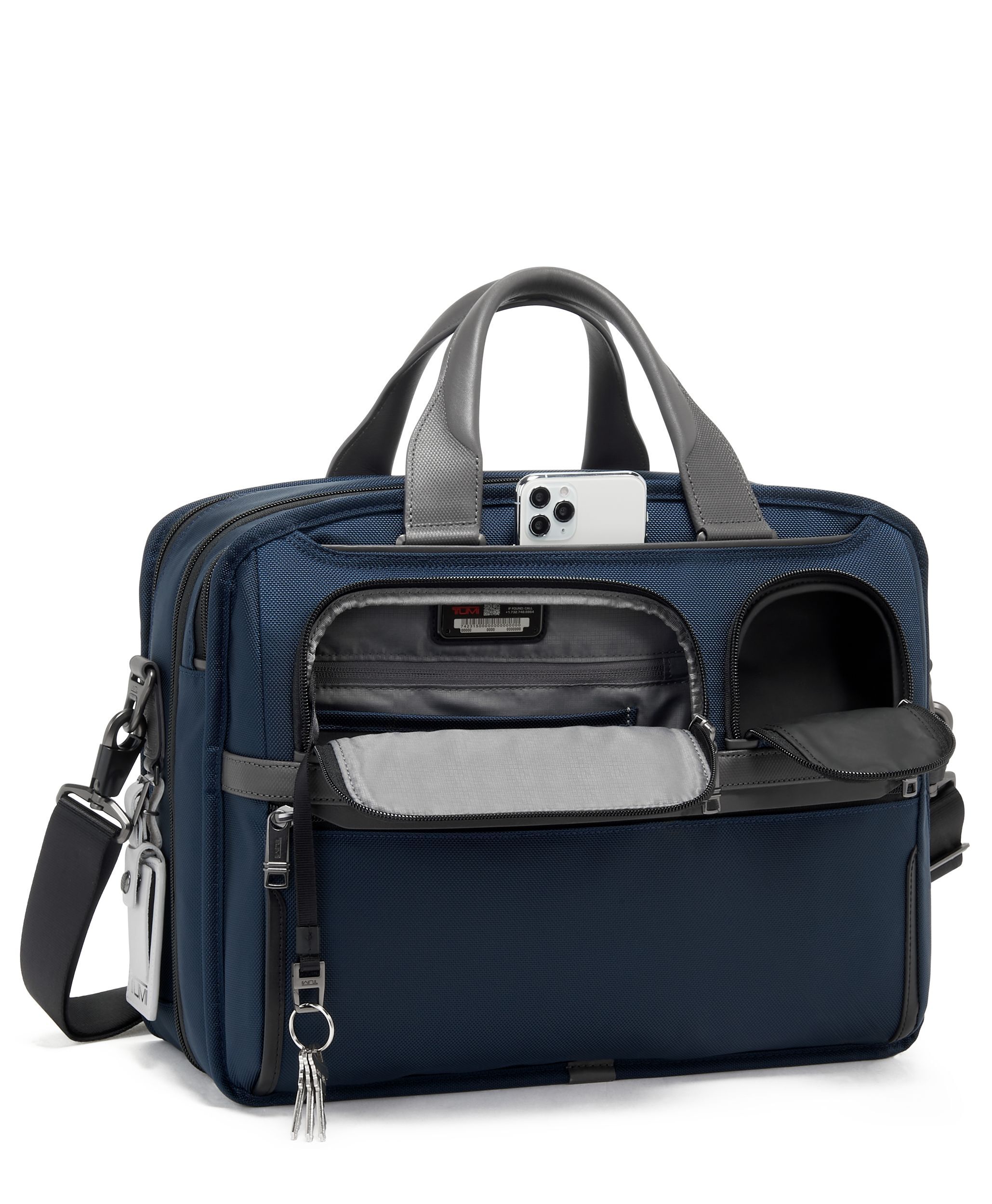 TUMI ALPHA EXPANDABLE ORGANIZER LAPTOP BRIEF
