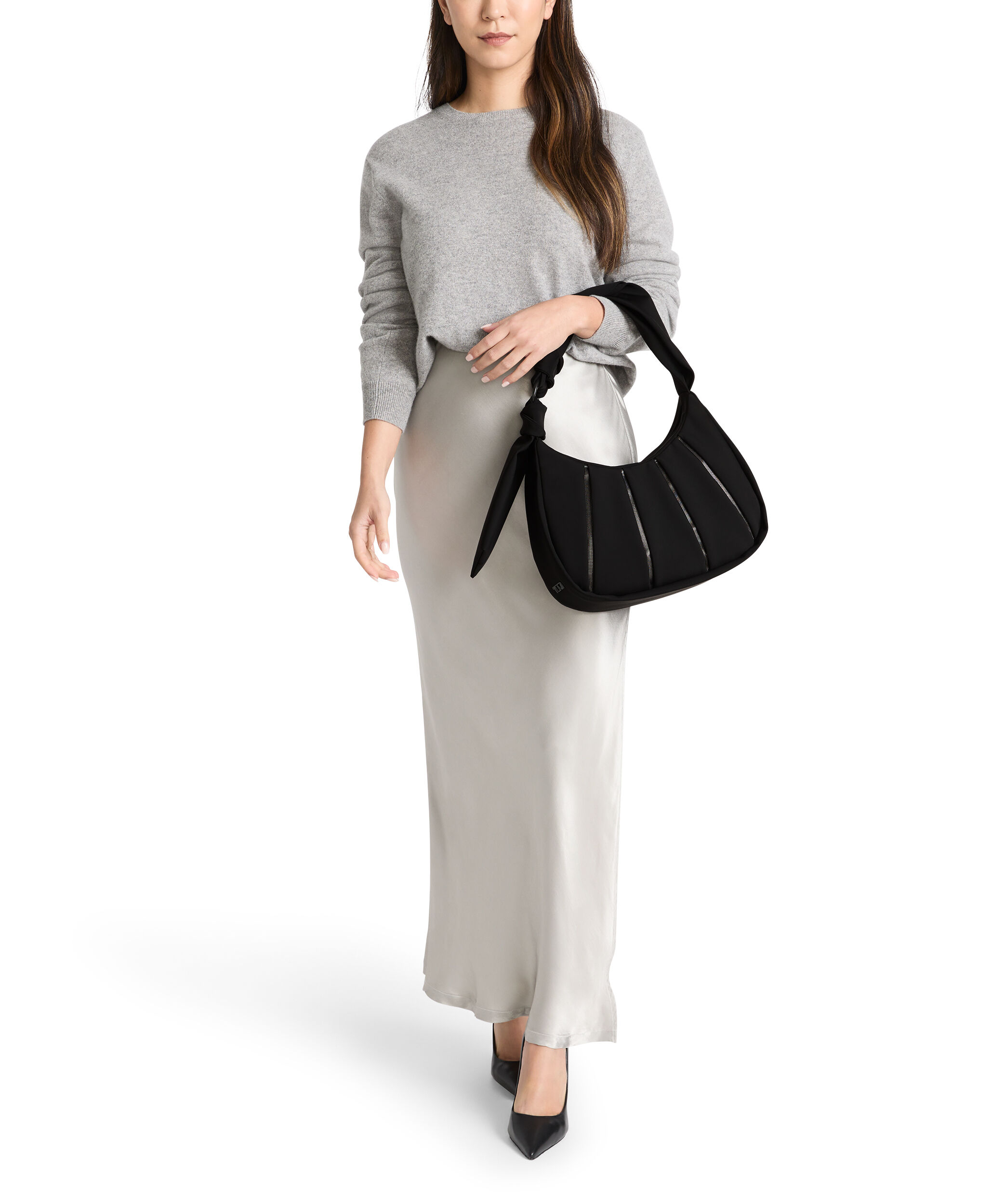 TUMI ブラック ハンドバッグ TUMI ビジネスバッグ 2way Kiran stanton レザー ブラック