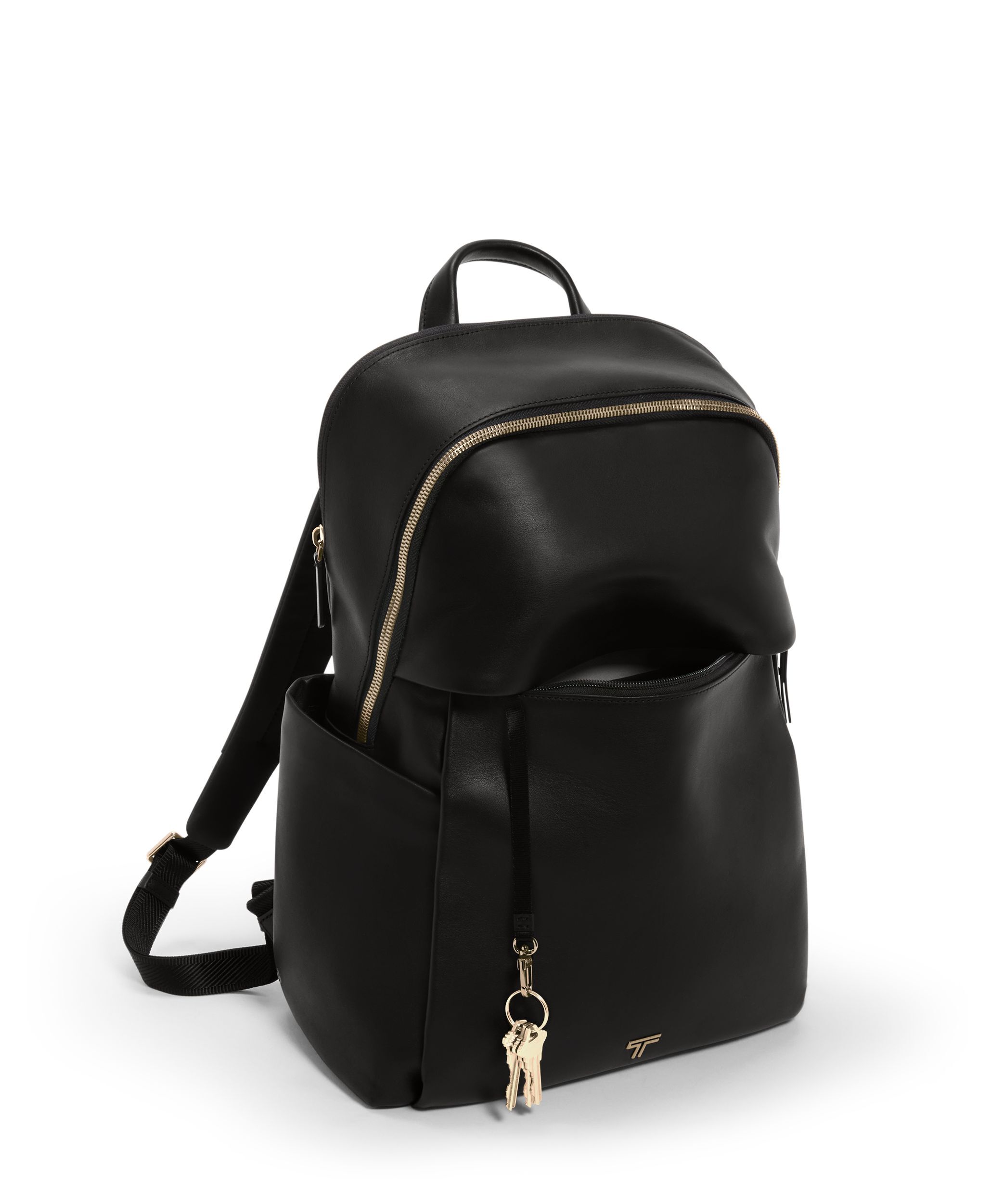 国内発*TUMI Raina Backpack バックパック ブラック/ゴールド VOYAGEUR 「ライナ」バックパック ブラック/ライトゴールド