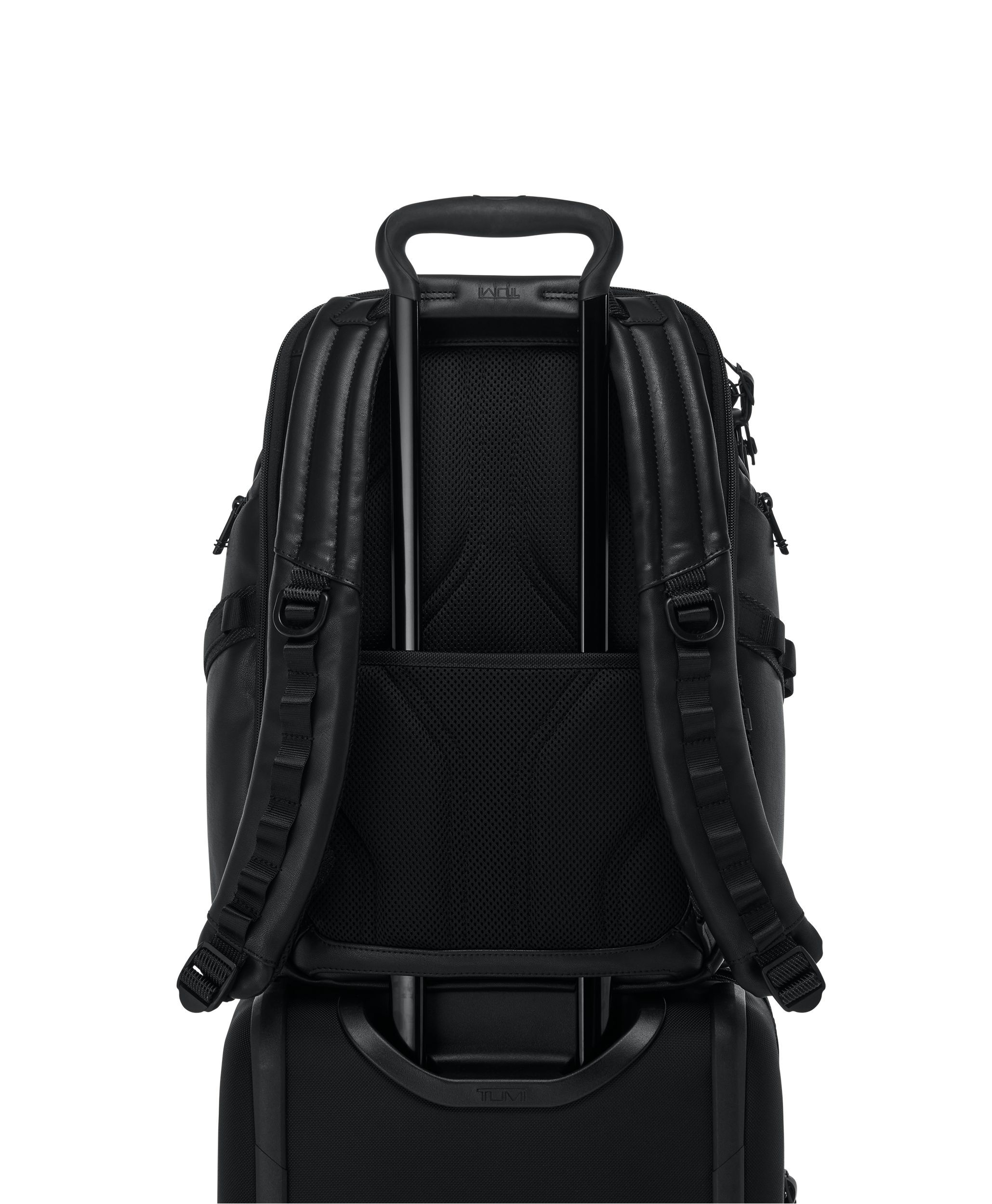 ALPHA BRAVO 「サーチ」バックパック ブラック レザー｜TUMI(トゥミ