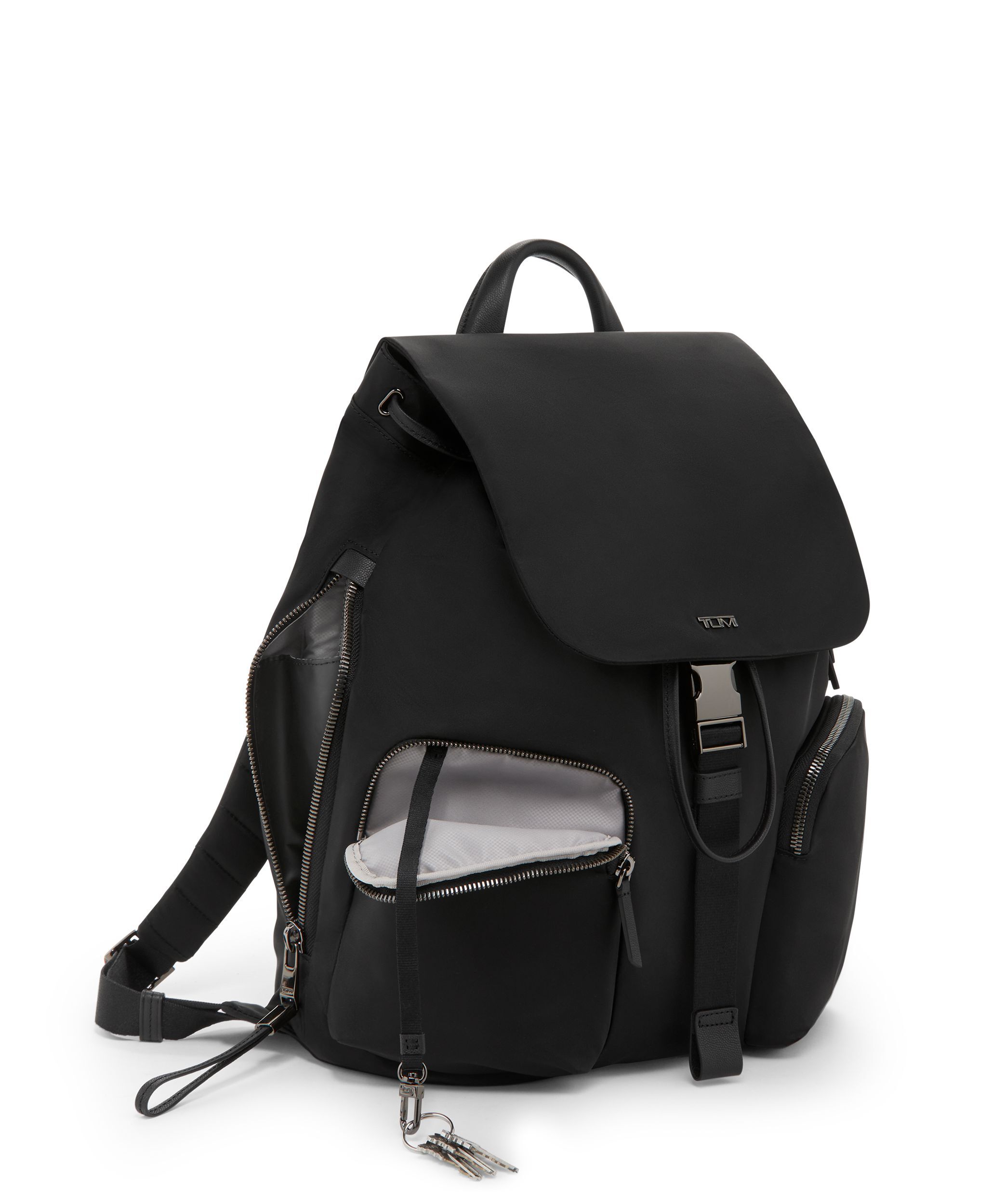 TUMI バックパック VOYAGEUR 「ホールジー」バックパック ブラック/ゴールド｜TUMI