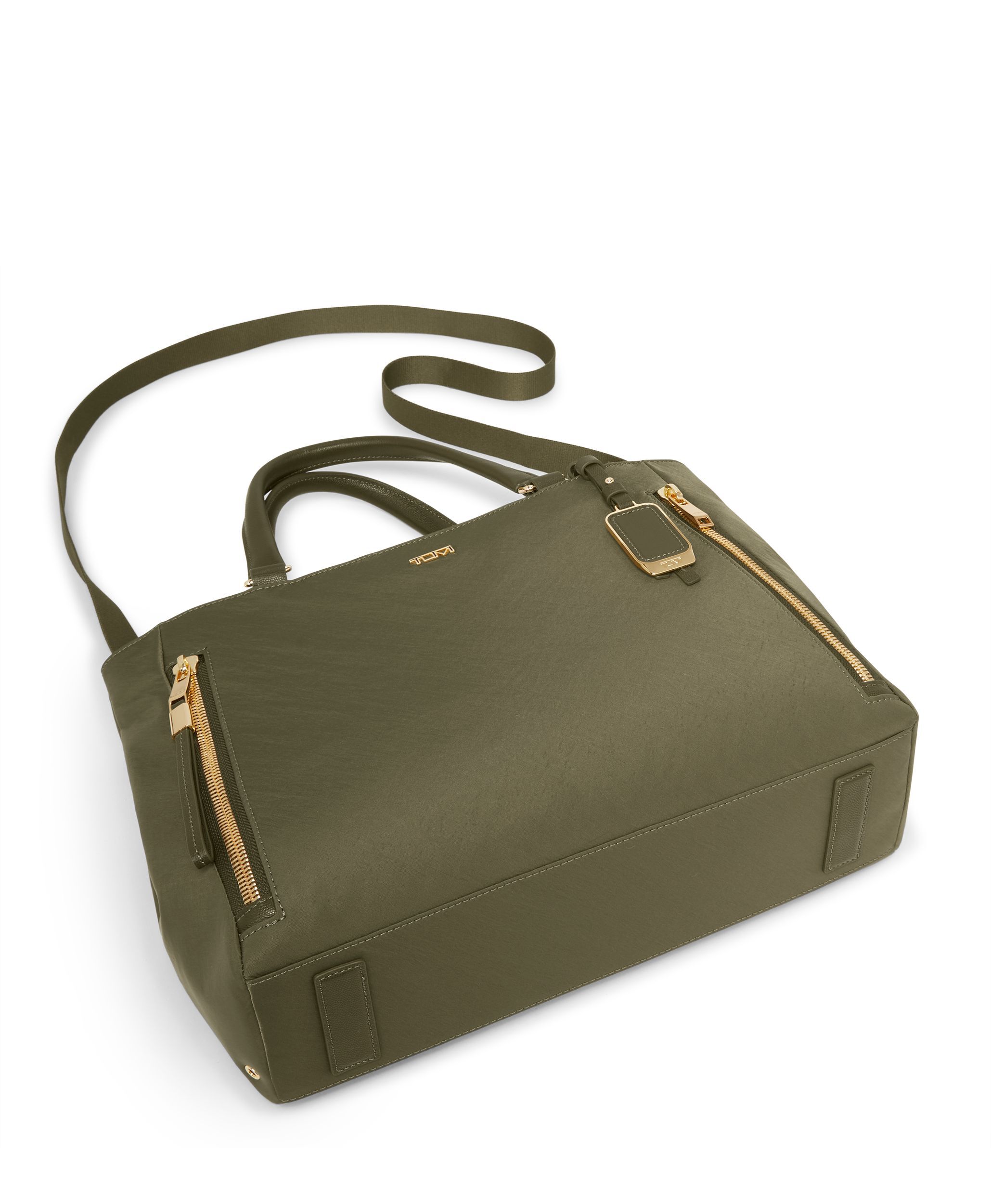 VOYAGEUR 「ヴァレッタ」ミディアム・トート オリーブ｜TUMI(トゥミ