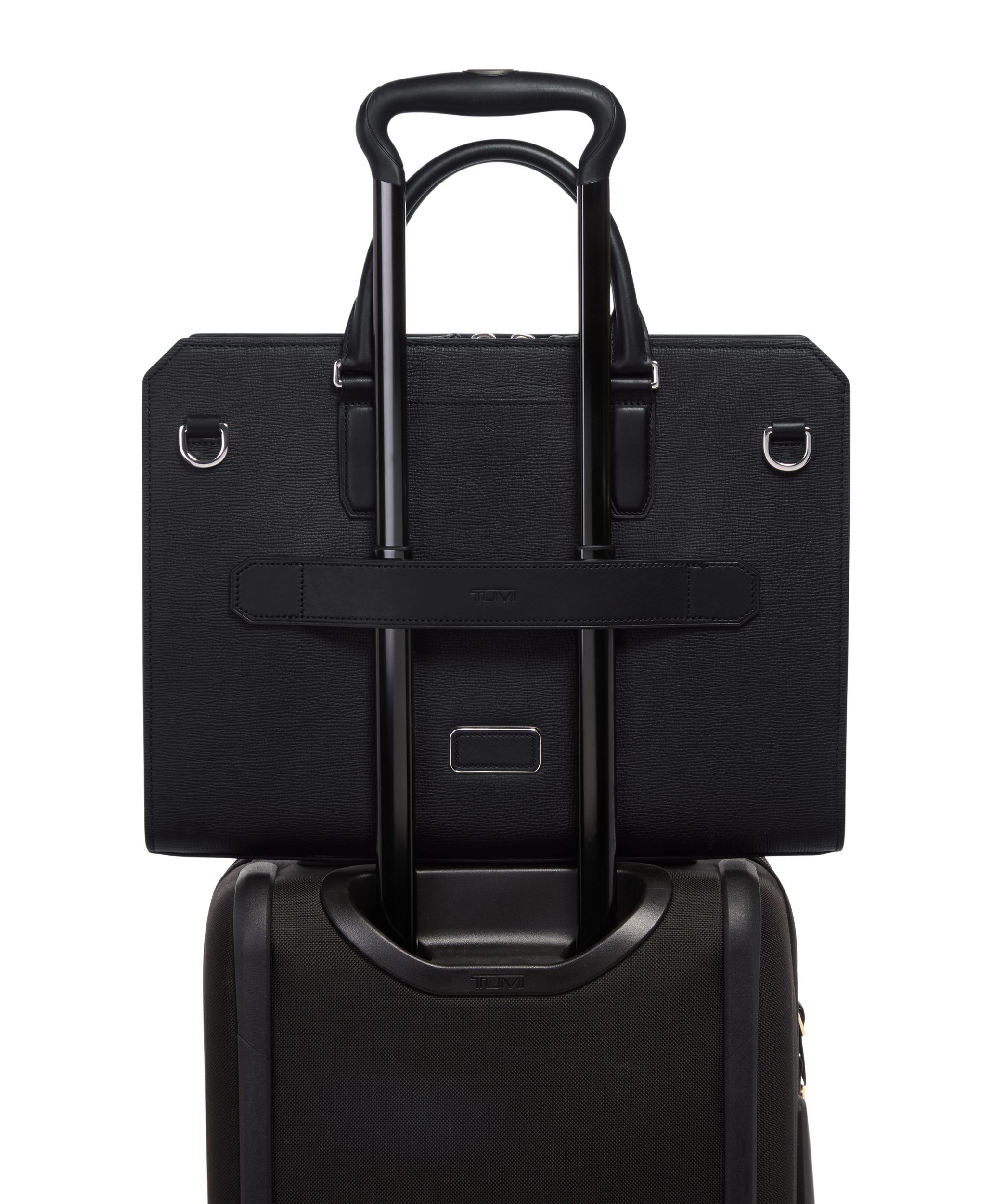 Tumi Blue Nylon Tote Bag Carry On Luggage Packable Handles