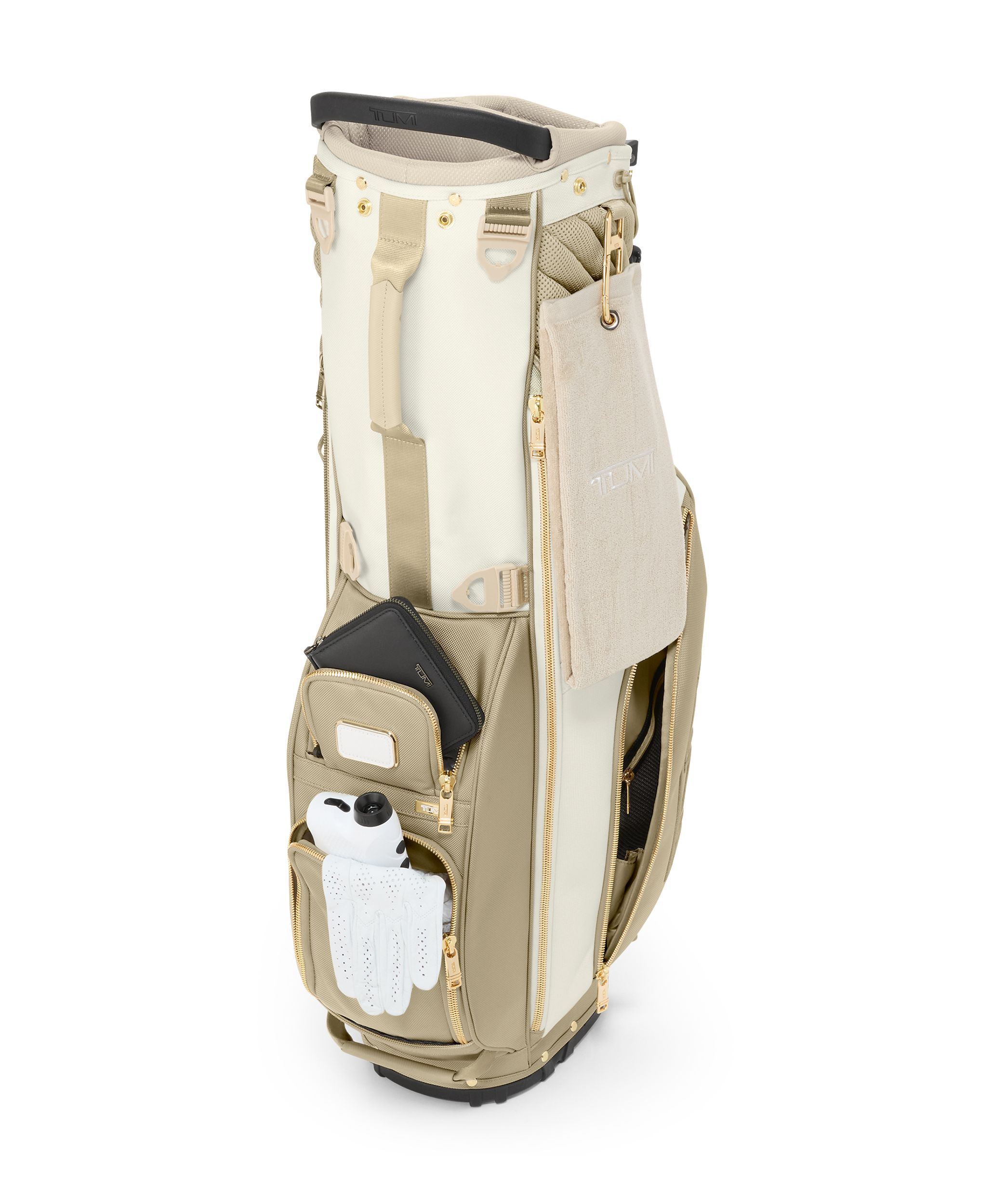 TUMI Golf ゴルフ・スタンド・バッグ オフホワイト/タン｜TUMI