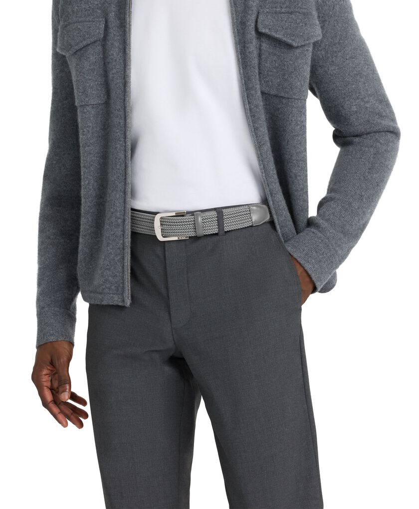 ラウンデッド・レクタングル・ウーヴン・ベルト 35mm  hi-res | TUMI