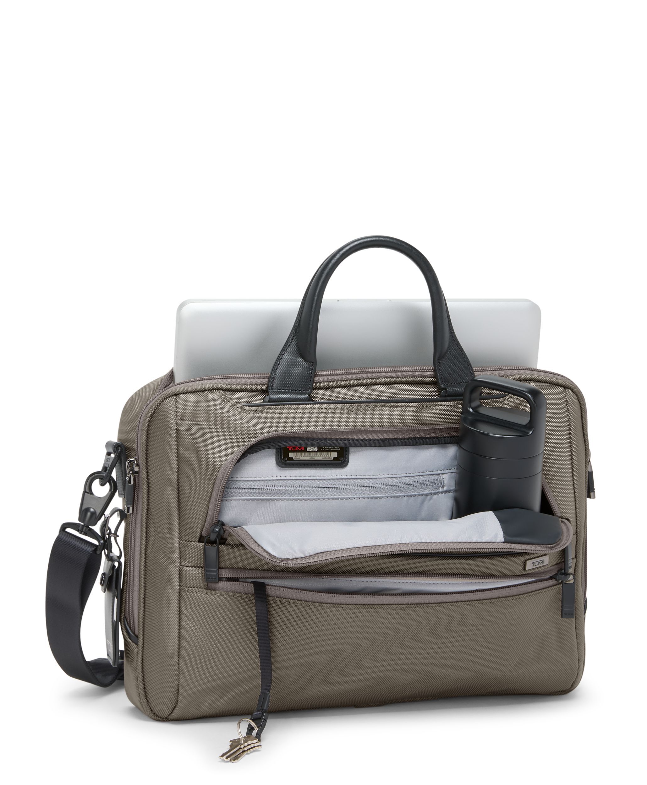 TUMI ALPHA（アルファ） ミディアム・15インチ・ブリーフケース グレイ