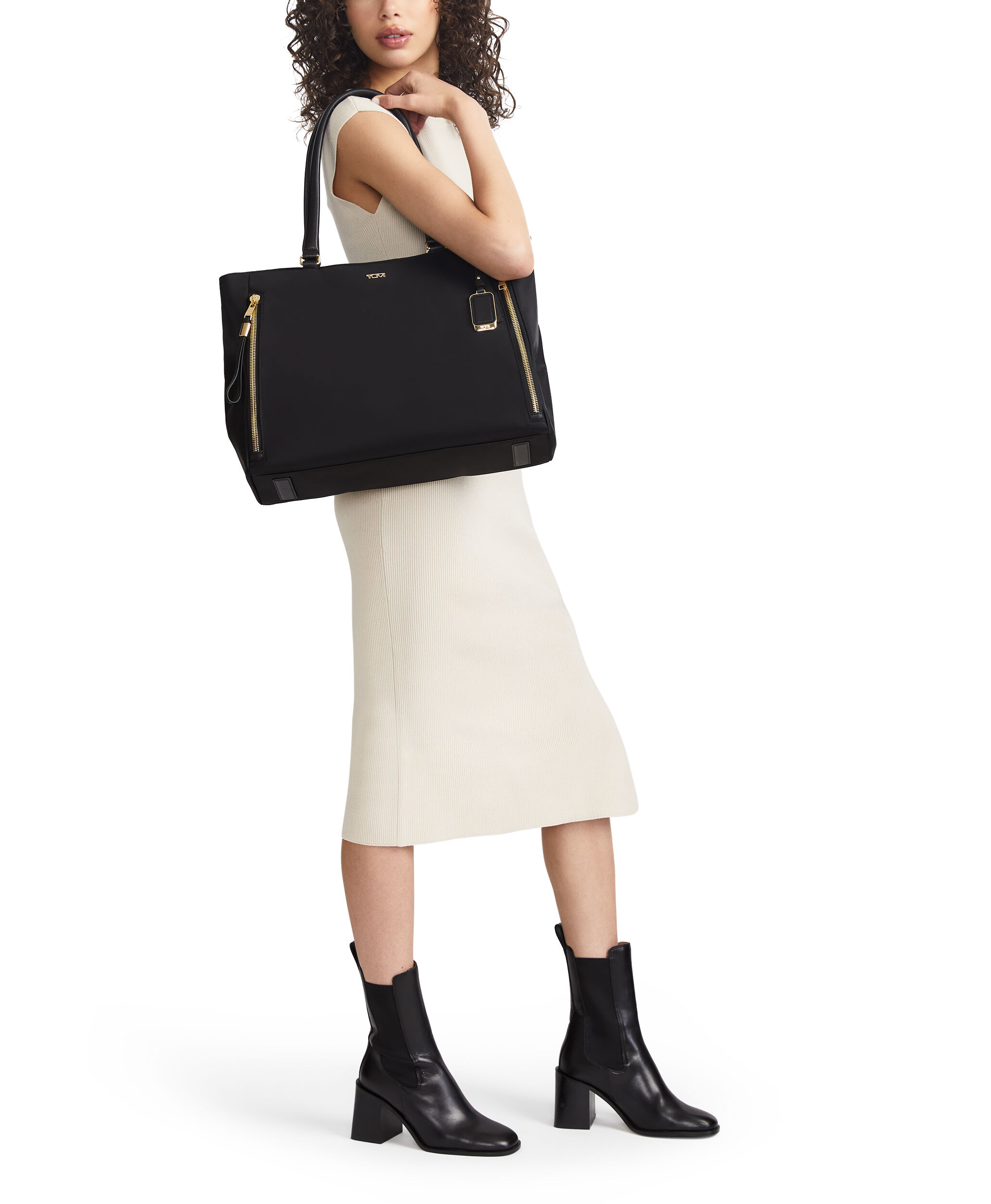 TUMI ブラック ヴァレッタ Valetta Large Tote | Tumi US
