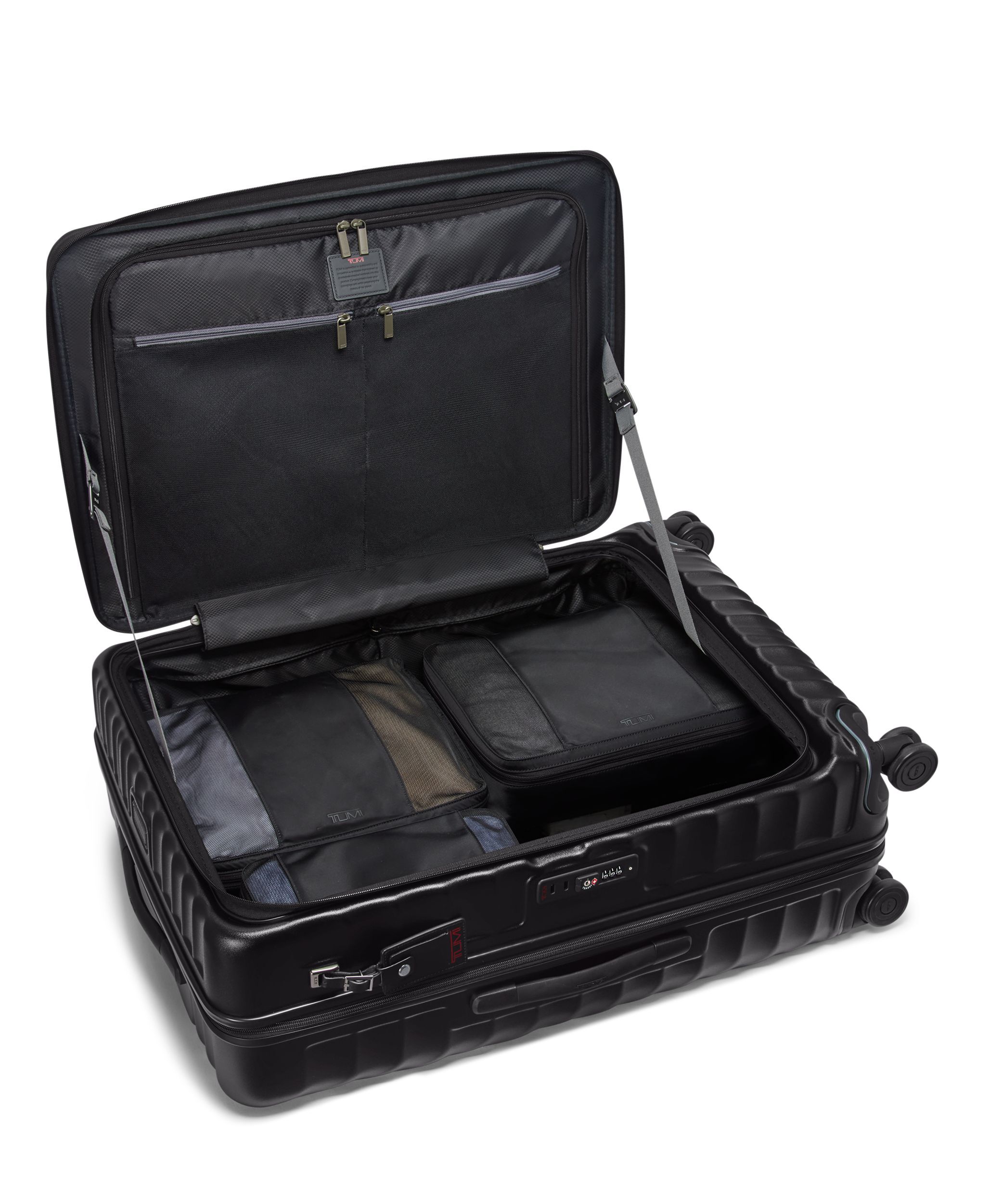 ✨希少✨TUMI T-Pass 3層式 オールレザー ビジネスバッグ ポーチ付き 19 DEGREE ラージ・フロント・アクセス・エクスパンダブル・チェック
