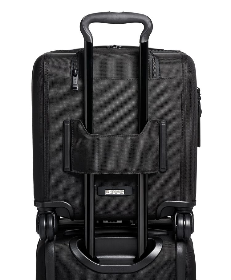 ALPHA スモール・コンパクト・4ウィール・ブリーフ ブラック｜TUMI 