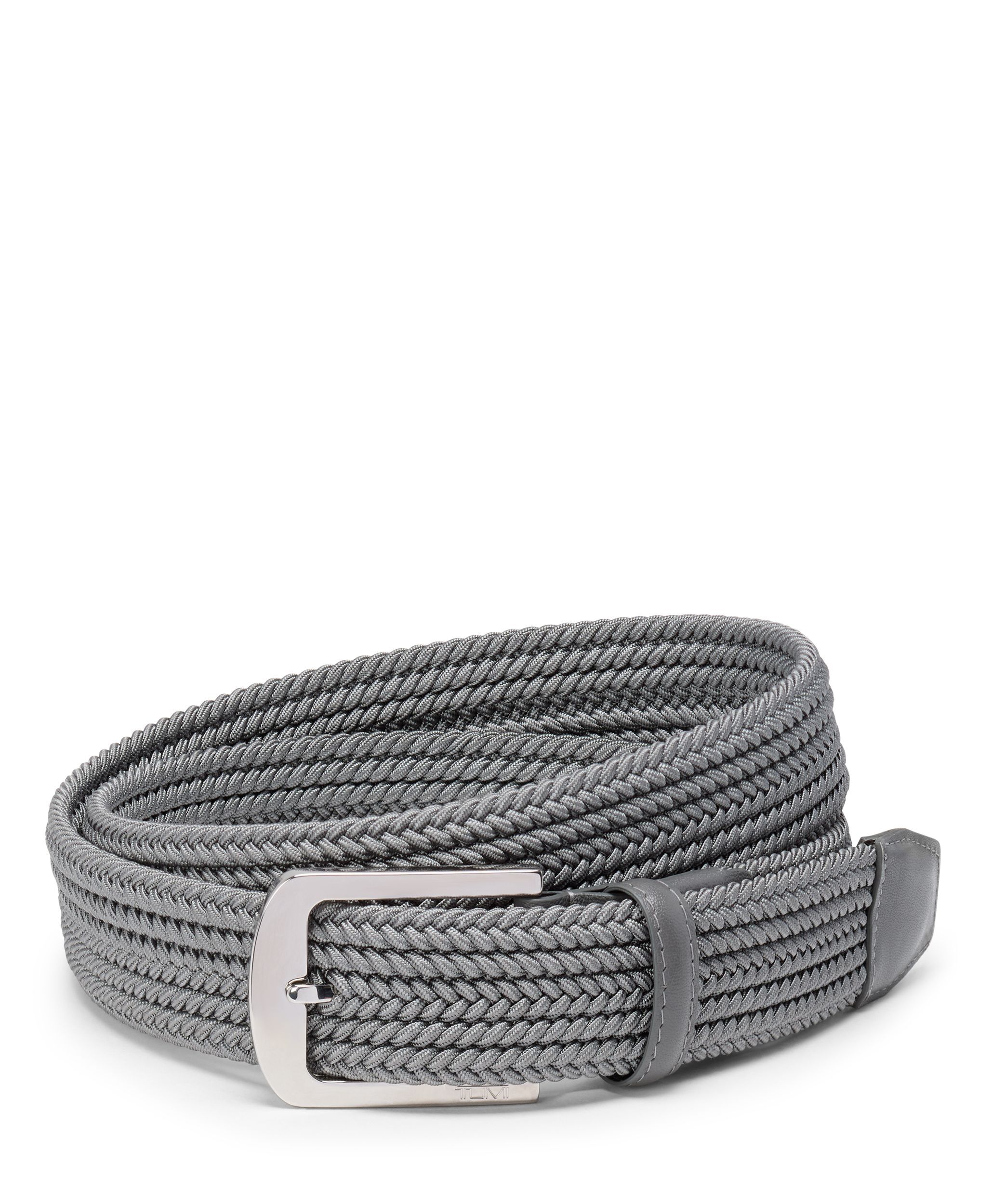 TUMI Belts ラウンデッド・レクタングル・ウーヴン・ベルト 35mm