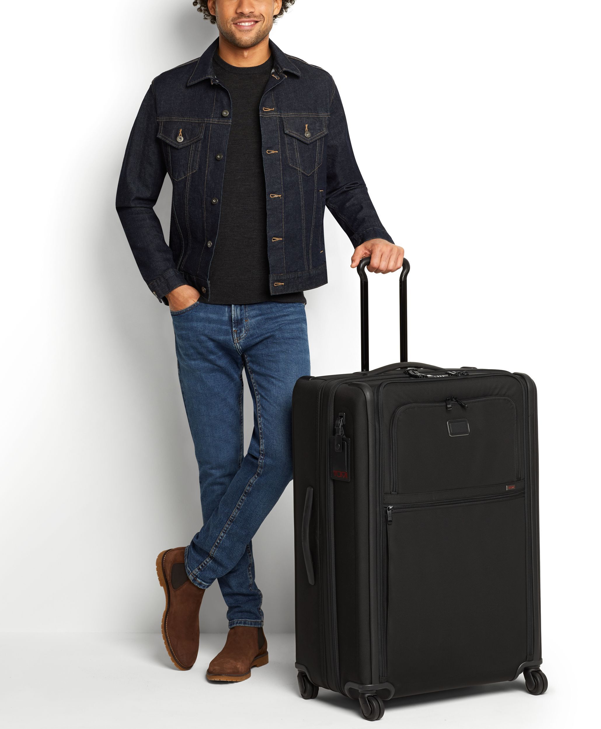 TUMI - Alpha 4-Wheeled Briefcase 美品 ALPHA エクステンデッド・トリップ・エクスパンダブル・4
