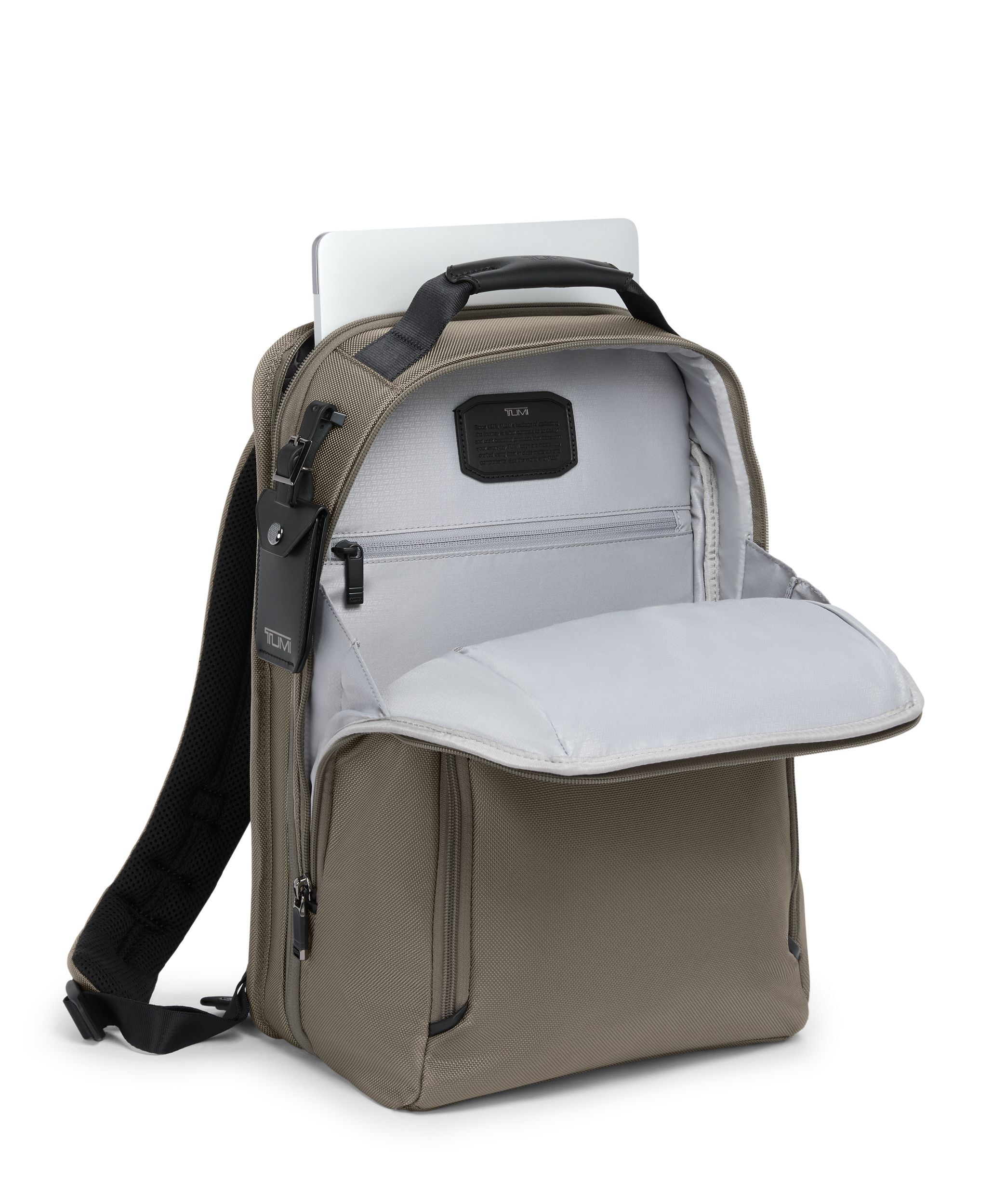 TUMI Alpha2 T-Pass バックパック アールグレー×ブラウン Tumi Alpha 2 T-Pass Medium Laptop Bag Briefcase Earl Gray-Brown