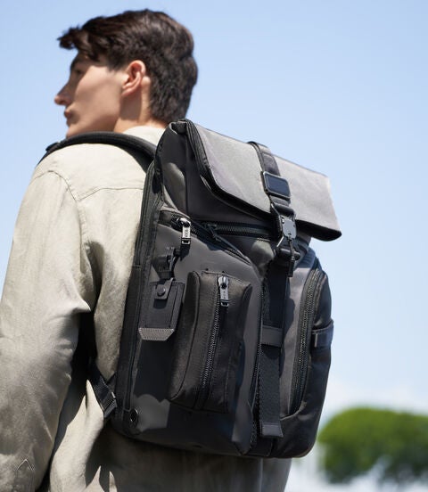 ALPHA BRAVO 「ロジスティック」バックパック ブラック｜TUMI(トゥミ 