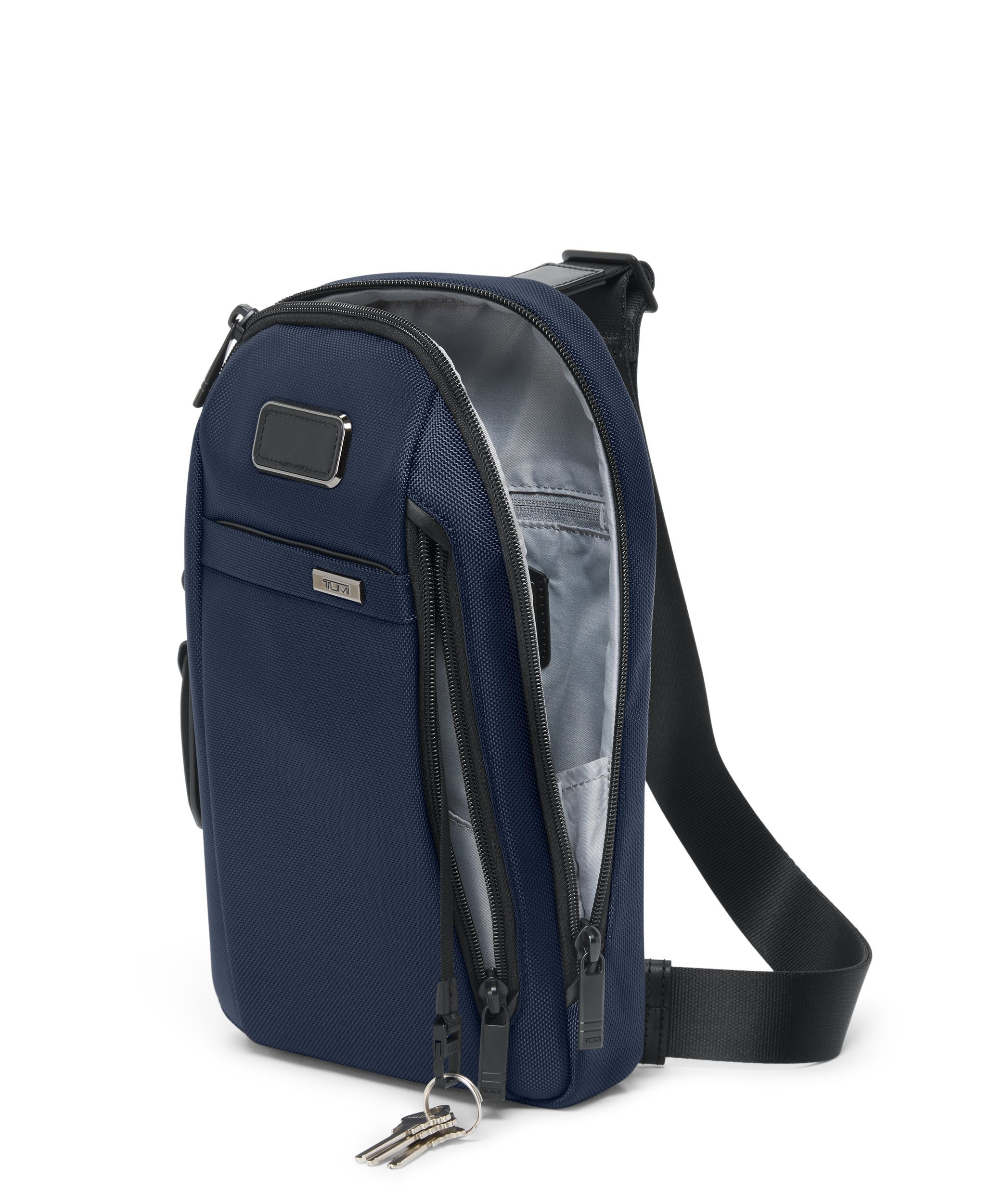 美品✨　TUMI モントレー スリングバッグ ネイビー ボディバッグ アルファ TUMI ALPHA（アルファ） スリング ネイビー| TUMI(トゥミ)公式サイト