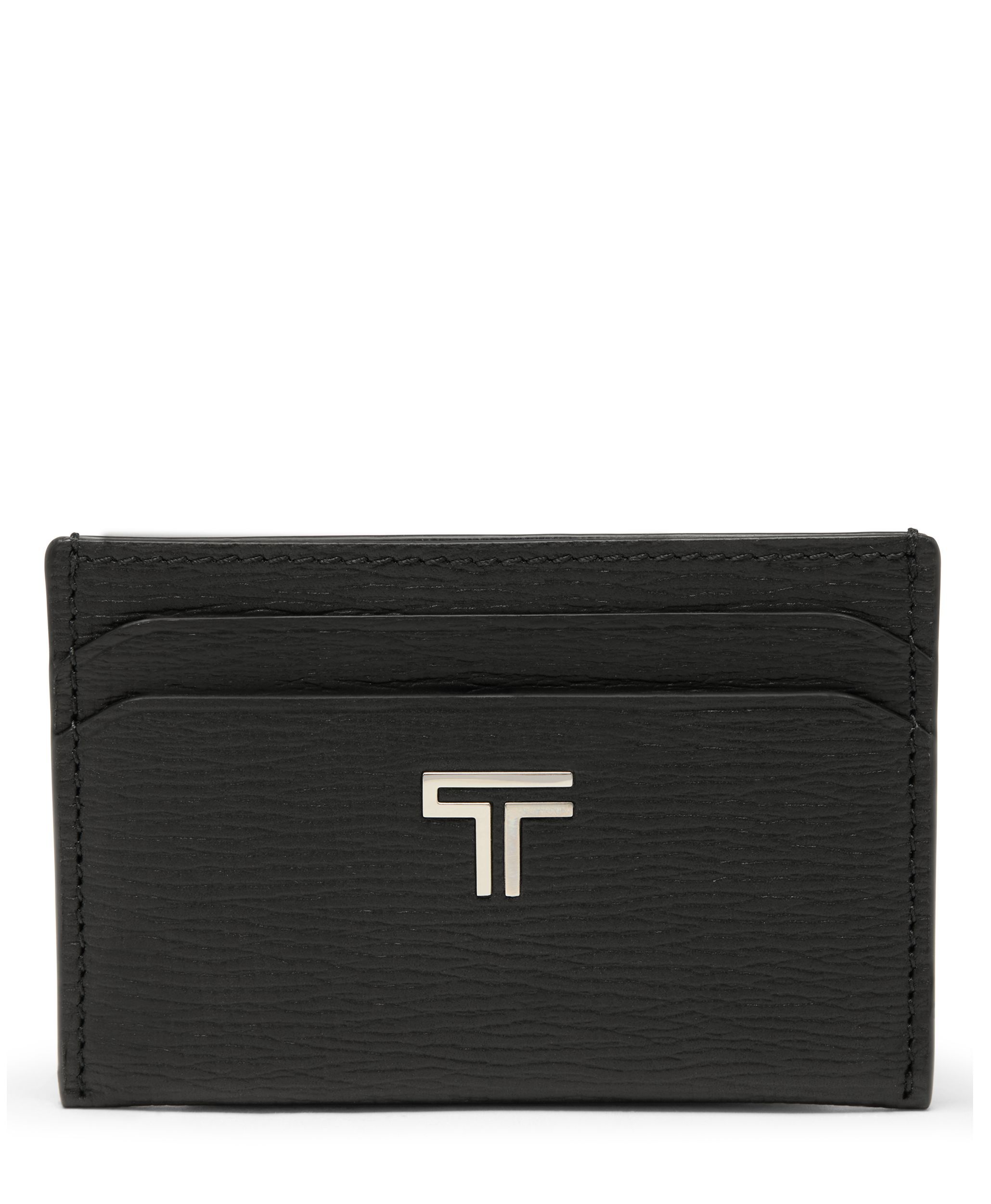 新品未使用】TUMI 二つ折り財布 レザー 黒