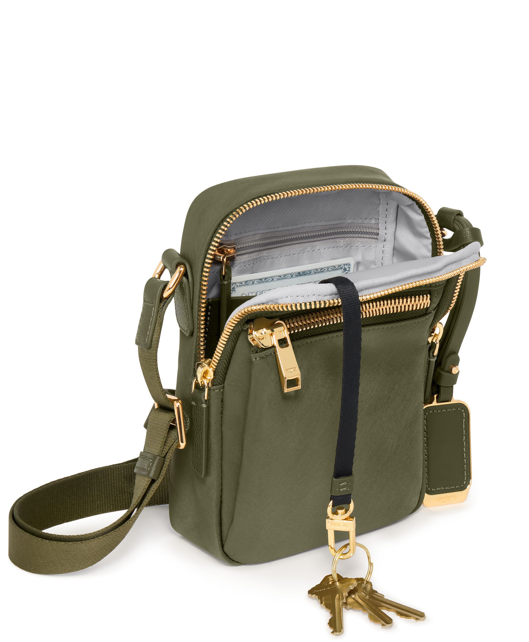 【TUMI】トゥミ Persia Crossbody クロスボディバッグ VOYAGEUR 「ペルシャ」クロスボディ ライト モーヴ｜TUMI(トゥミ
