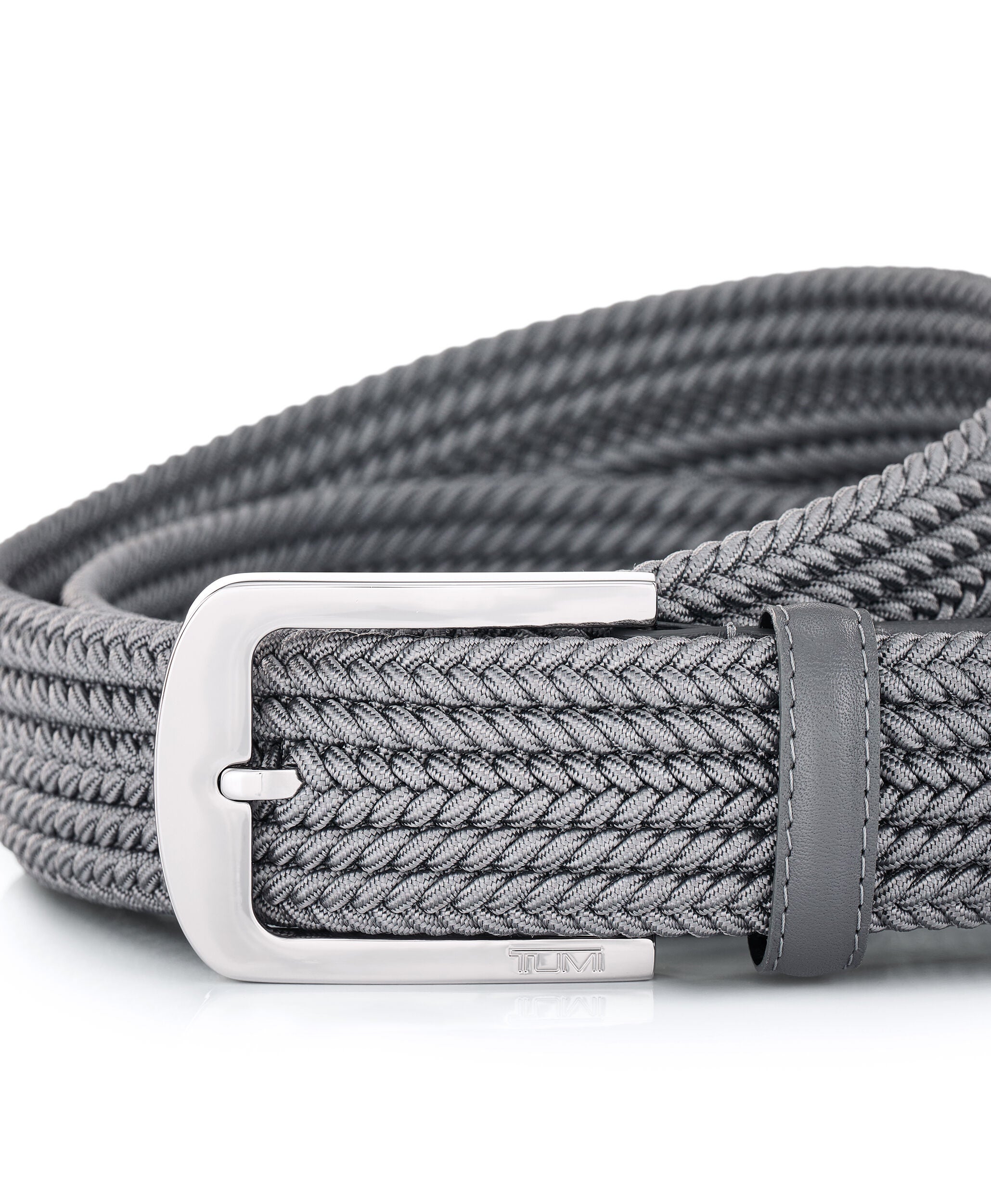 TUMI Belts ラウンデッド・レクタングル・ウーヴン・ベルト 35mm