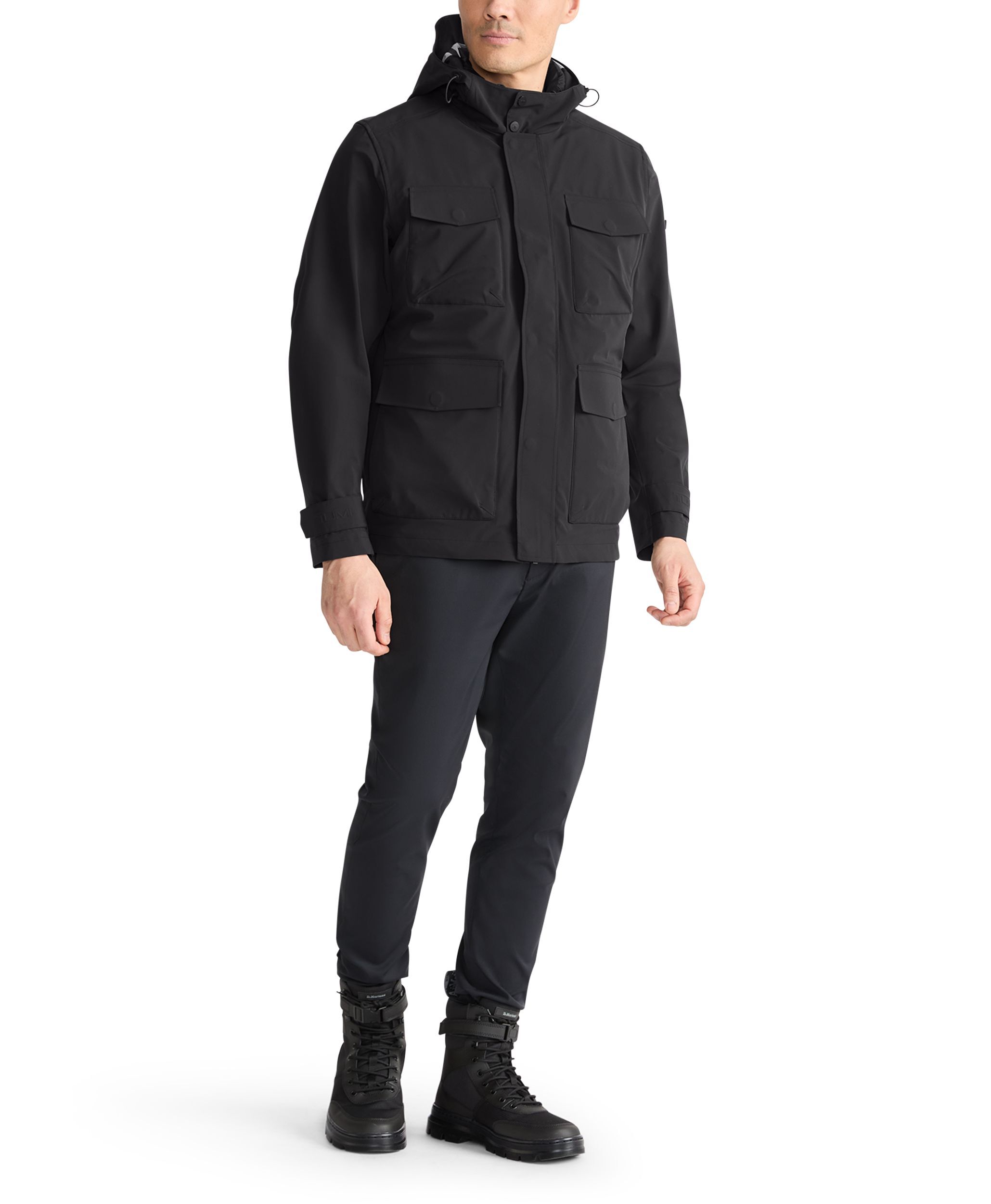 TUMI トゥミ 最高級 ソフトシェル ジャケット ネイビー XL 美品 メンズ ジャケット・アウター