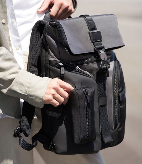 ALPHA BRAVO 「ロジスティック」バックパック ブラック｜TUMI(トゥミ 