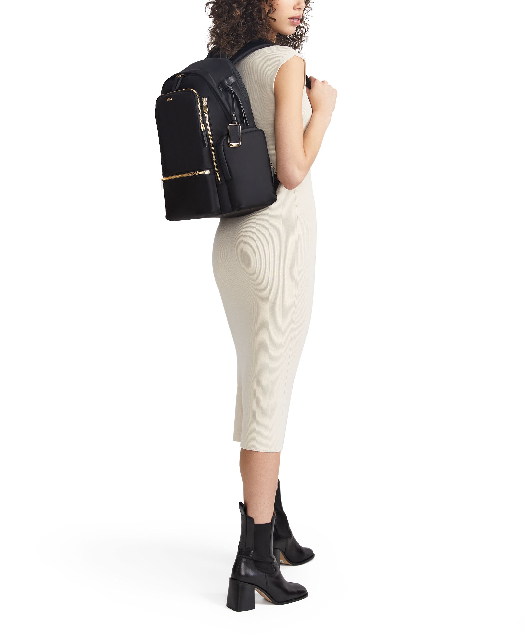 3連休特別価格】tumi VOYAGEUR セリーナ Black&Gold - バッグ