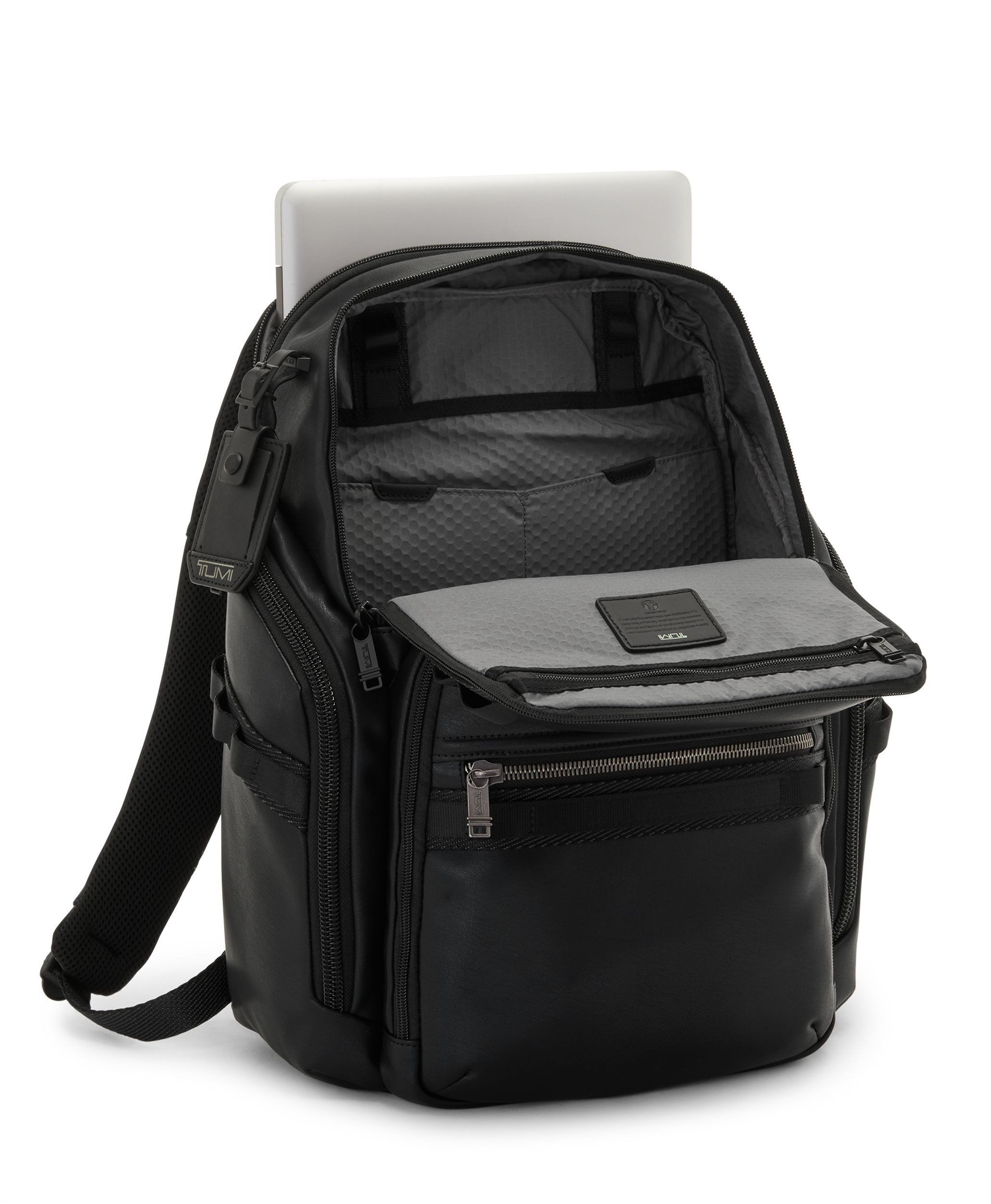 ALPHA BRAVO 「サーチ」バックパック ブラック レザー｜TUMI(トゥミ