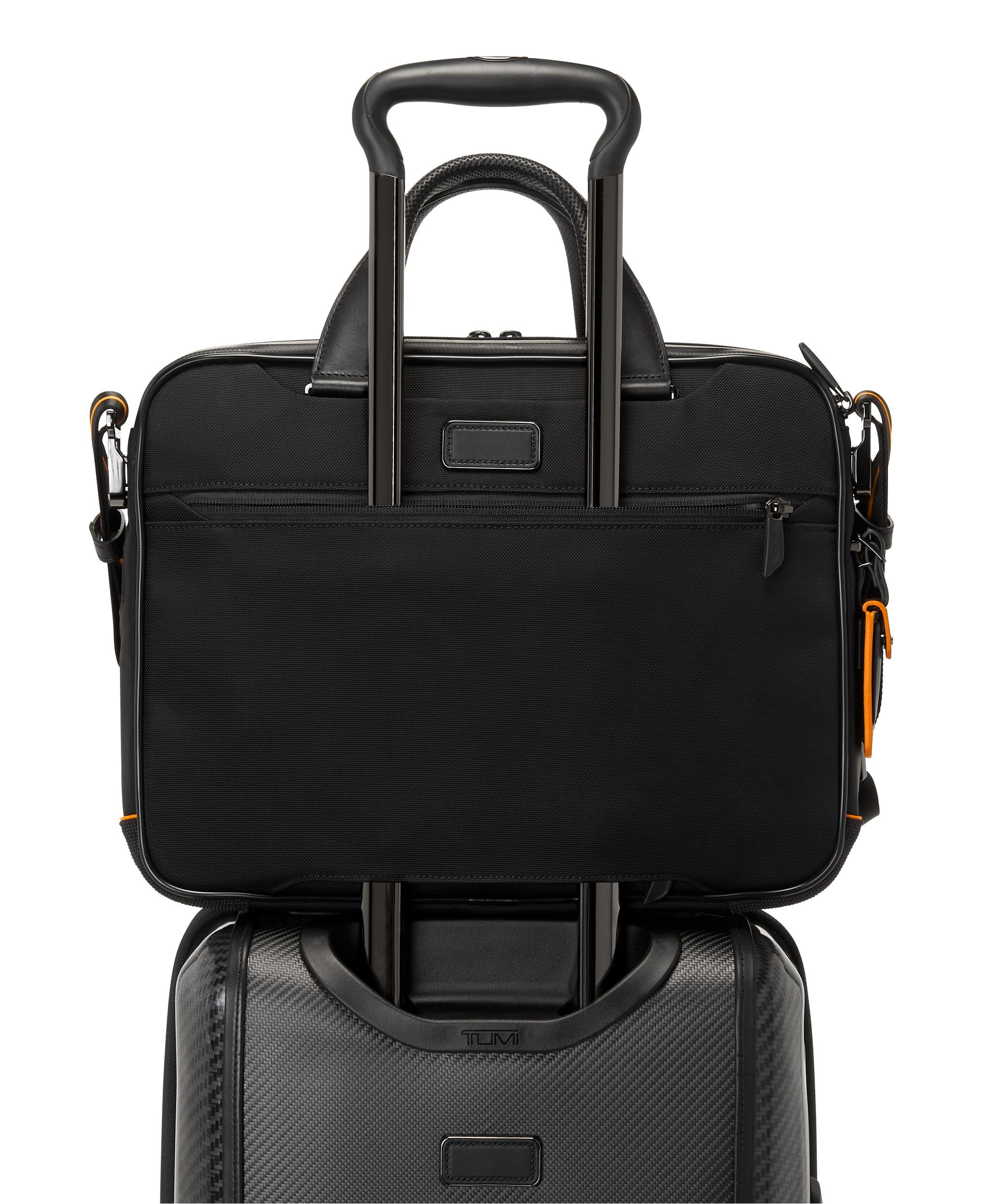 品質は非常に良い TUMI I MCLAREN 「アクスル」スリム・ブリーフ ブラック｜TUMI バッグ