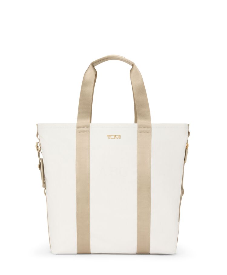 TUMI Golf エッセンシャル・ノース・サウス・トート オフホワイト/タン 
