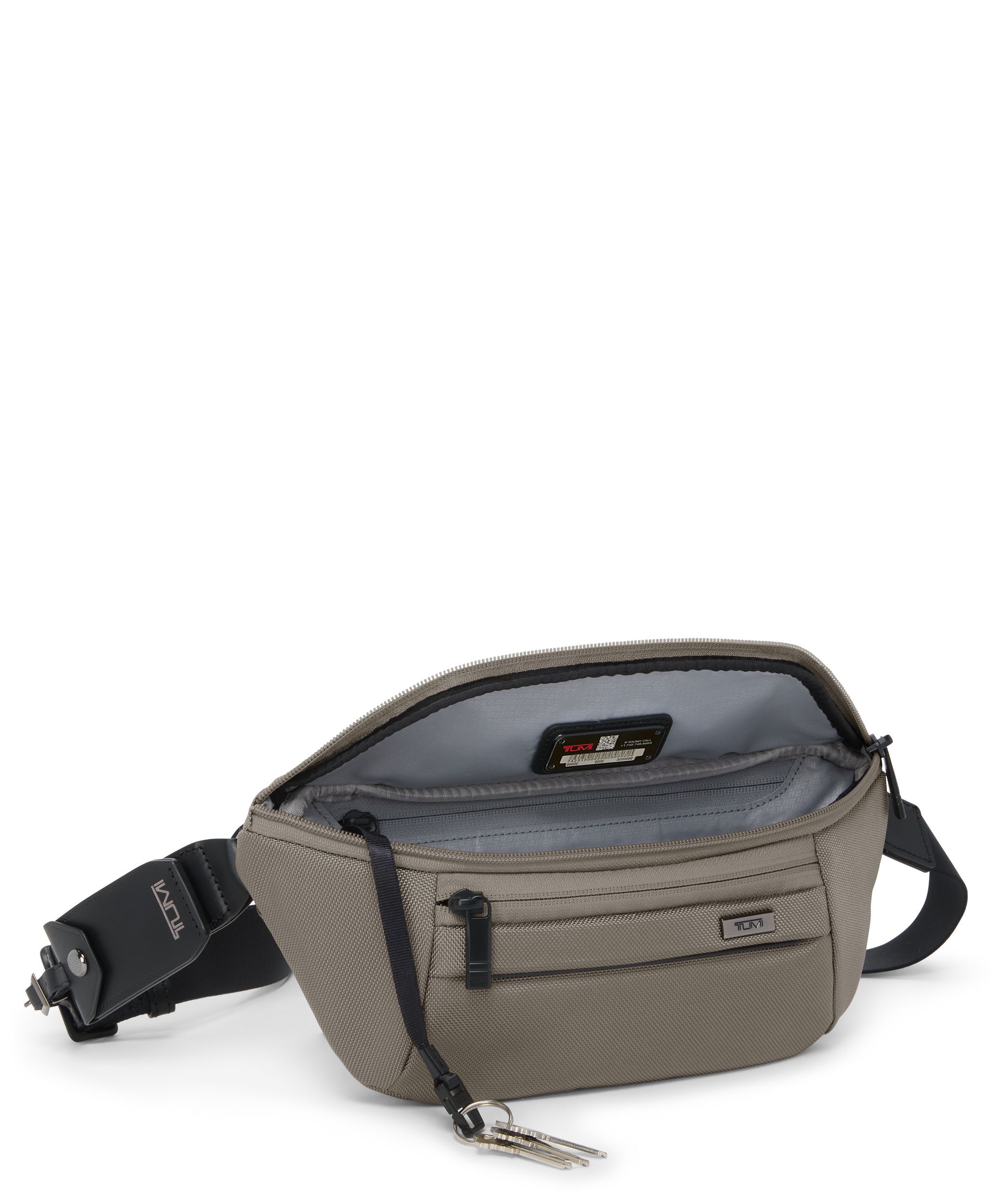 TUMI ALPHA（アルファ） ベルト・バッグ・スリング グレイ アロイ