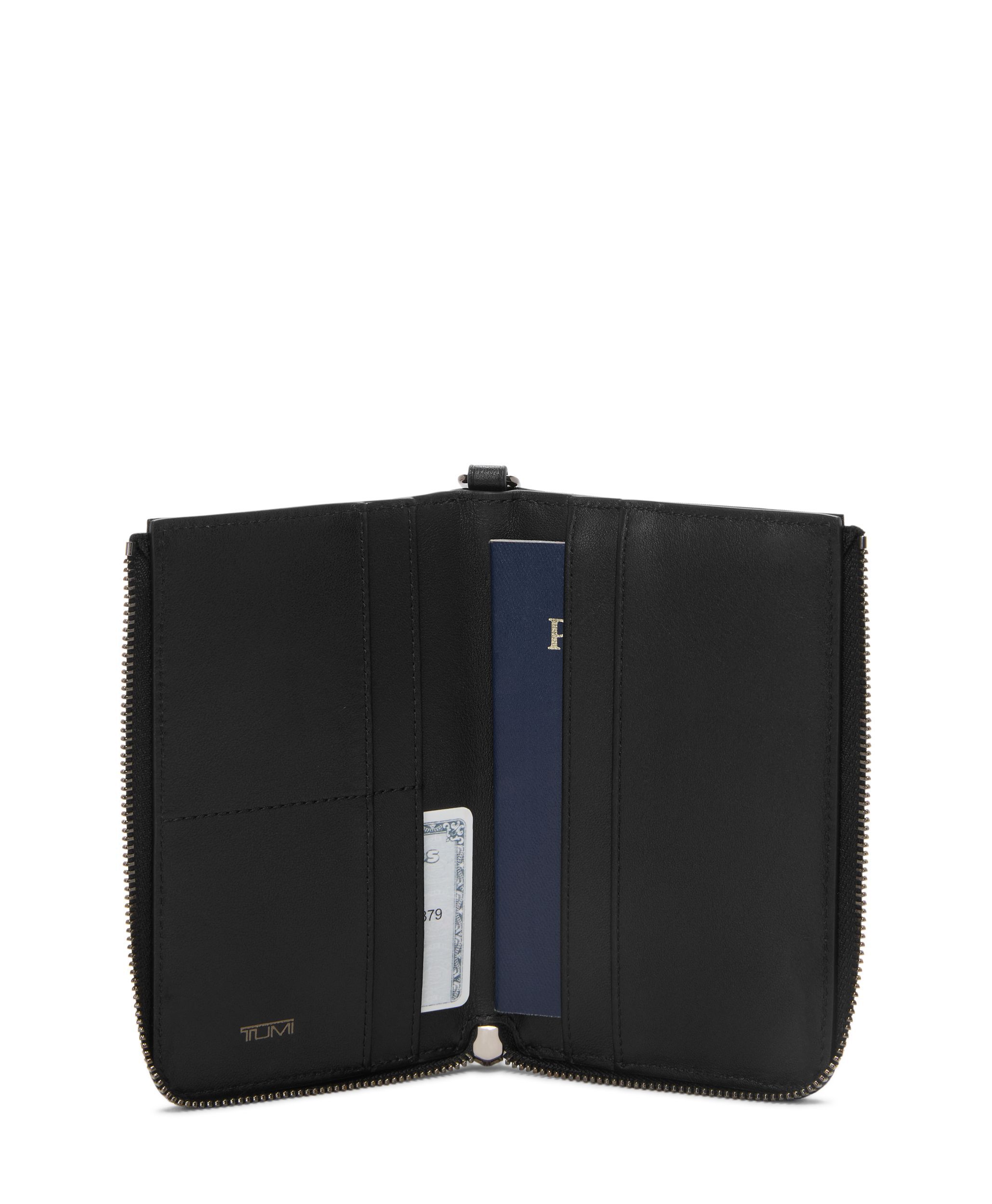 【美品】TUMIパスポートケース　バリスティックナイロン✕本革 美品】TUMI トゥミ パスポートケース バリスティックナイロン✕本革