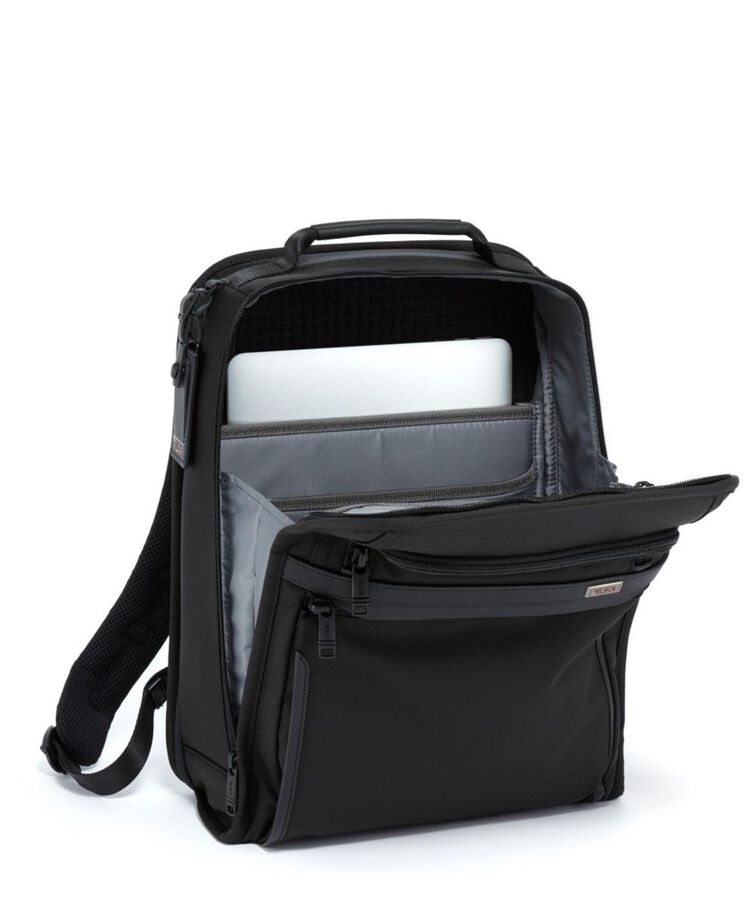 ALPHA スリム・エクスパンダブル・ブリーフ・パック ブラック｜トゥミ  