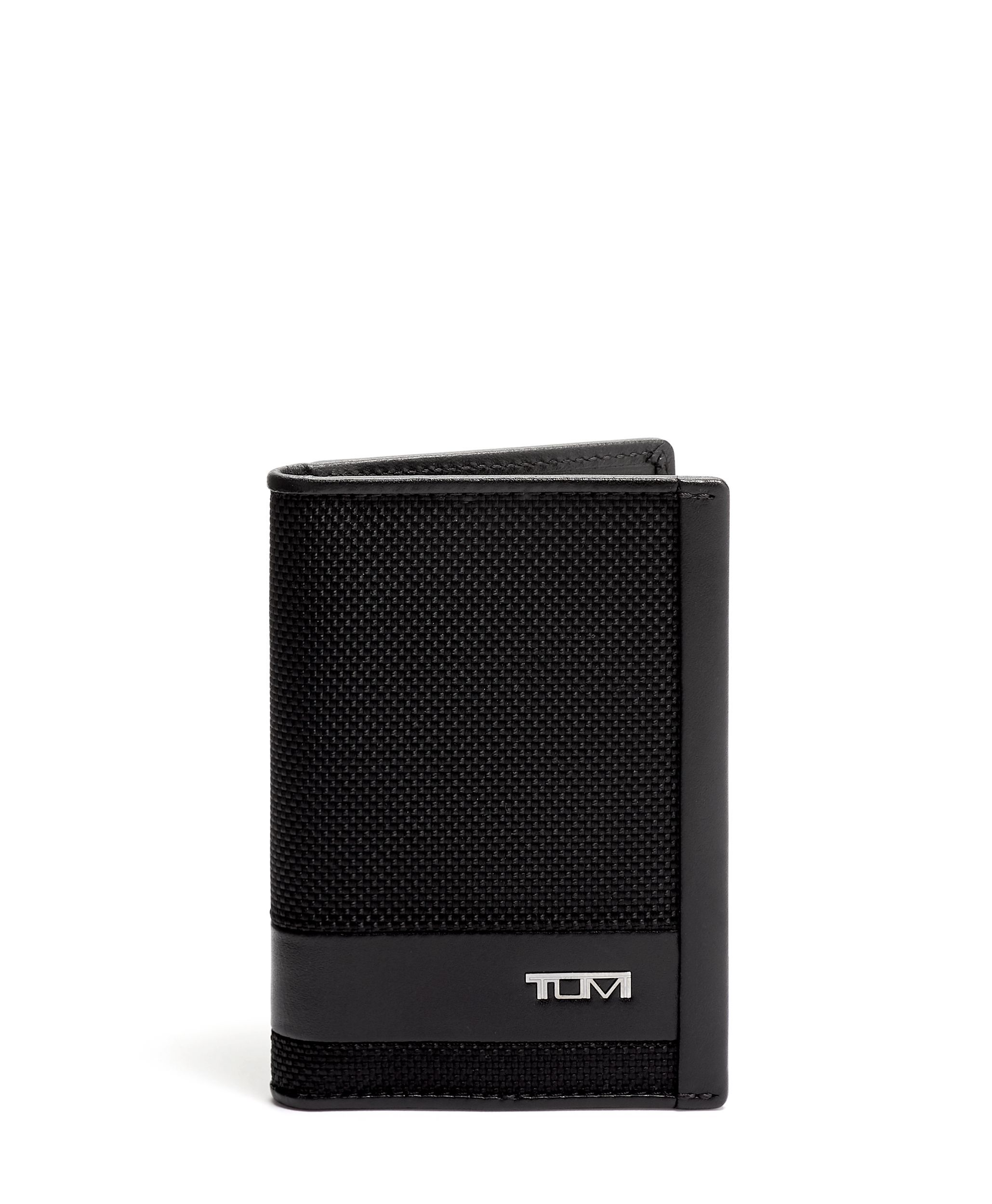 NASSAU スリム・カード・ケース ブラック エンボス｜TUMI(トゥミ