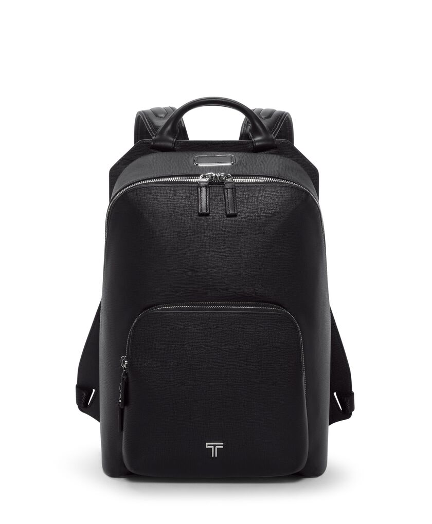 TUMI 黒 レザー リュック・バックパック