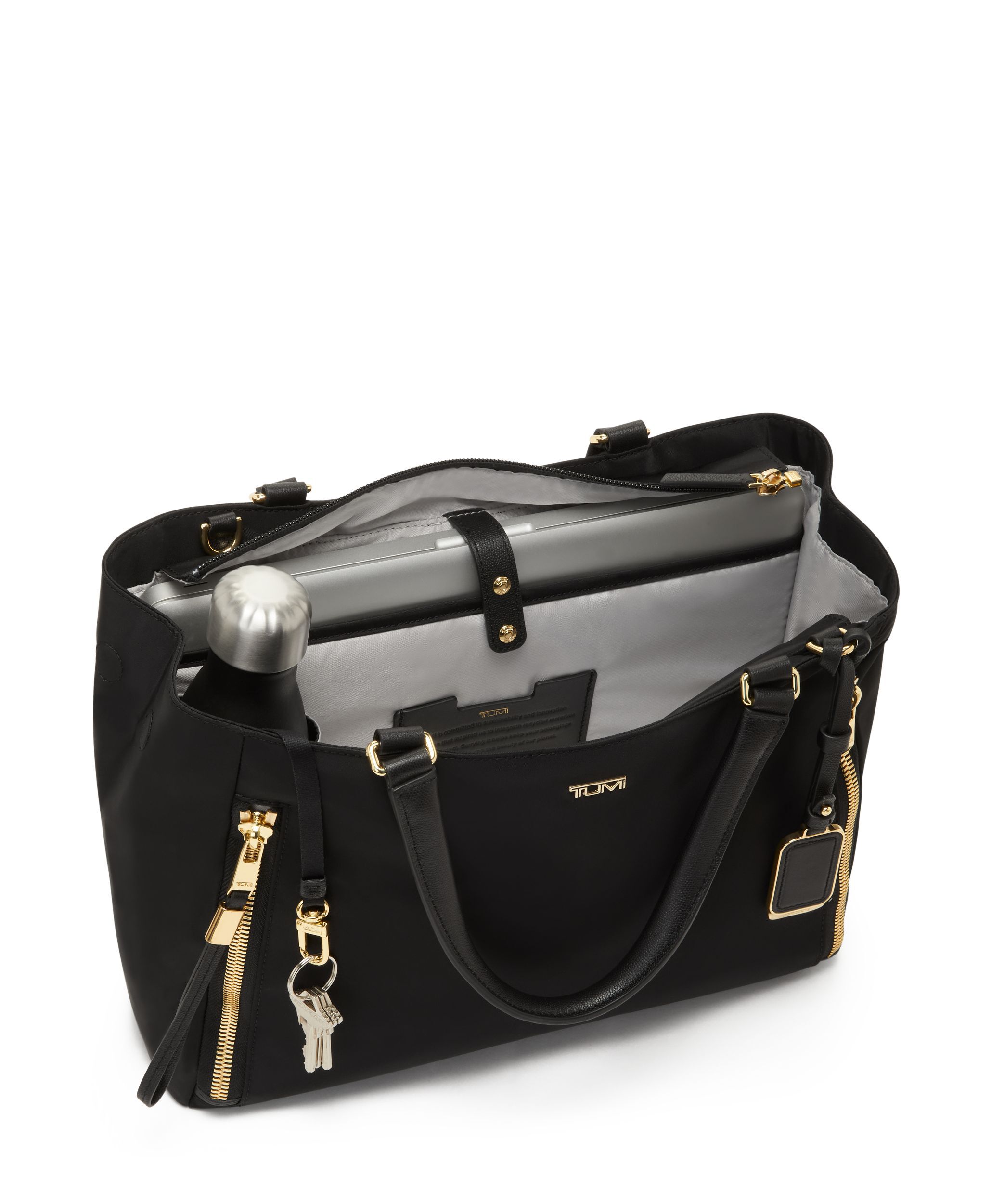 TUMI ヴァレッタ ミディアムトート クロームジッパー - メルカリ