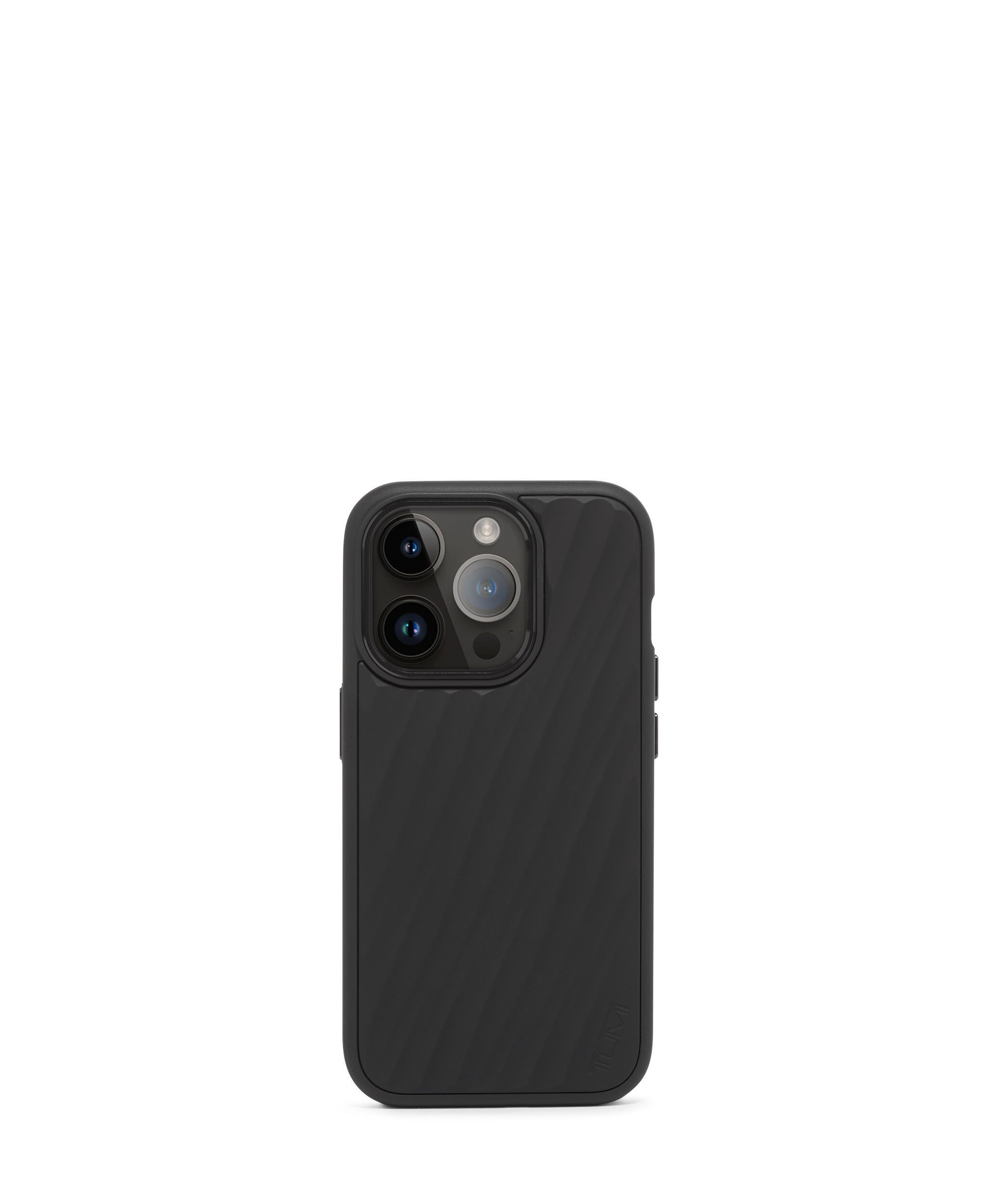 au限定】iPhone 15 Pro用 TUMI SILICONE HARD CASE／Black