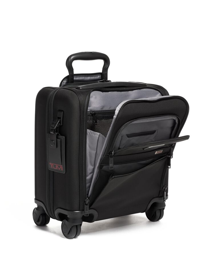 ALPHA スモール・コンパクト・4ウィール・ブリーフ ブラック｜TUMI 